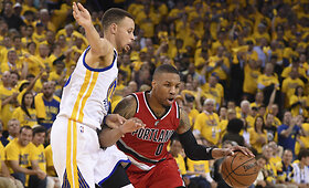 &bdquo;Warriors&ldquo; įveikė &bdquo;Blazers&ldquo; ir žengė į Vakarų konferencijos finalą