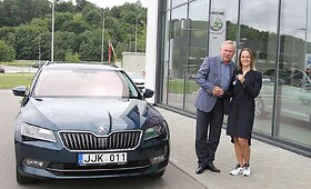 &bdquo;&Scaron;koda&ldquo; tapo Simonos Krupeckaitės rėmėju