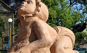 Smėlio skulptūrų festivalis Latvijoje