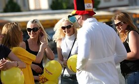 Pasaulinė diena be tabako paminėta pučiant tūkstančius balionų (nuotraukos) galerija