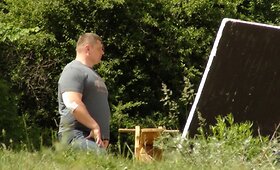 Stipriausias pasaulyje žmogus džiugino Valakampių poilsiautojus (video) galerija
