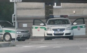 Kelių policijos pareigūnų kultūra Vilniaus centre galerija