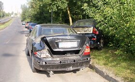 S klasės Mersedeso virtimas metalo laužu galerija