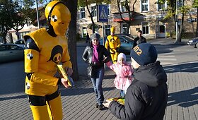 Akimirkos i&scaron; socialinės akcijos Praleisk.lt 