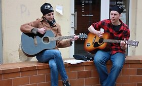 Gatvės muzikos garsai &scaron;ildė Panevėžį (nuotraukos) galerija