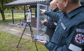 Policija demonstruoja naują 3D skanerį