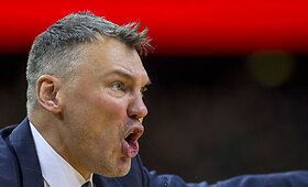 Trenerių emocijos Kauno "Žalgirio" prie&scaron; Belgrado "Crvena Zvezda" rungtynėse