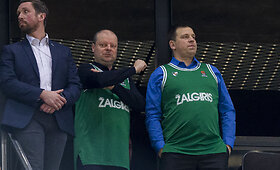 Kauno &bdquo;Žalgirio&ldquo; rungtynėse lankosi Saulius Skvernelis