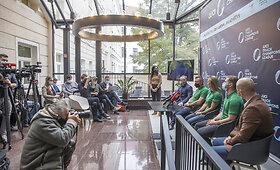 Lietuvos dviračių sporto federacijos spaudos konferencija