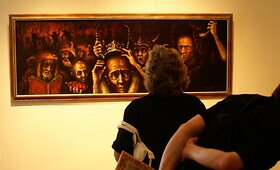 Atidaryta Priit Pajos tapybos darbų paroda (nuotraukos) galerija