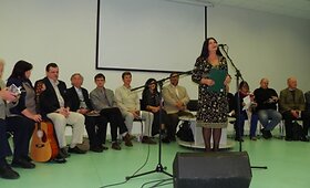  Utenoje pristatytas antrasis auk&scaron;taičių ir žemaičių kūrybos almanachas (nuotraukos) galerija