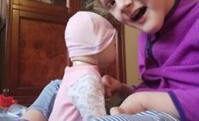 Amelija kartu su &scaron;eima