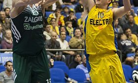 &bdquo;Maccabi&ldquo; ir &bdquo;Žalgirio&ldquo; rungtynių akimirkos