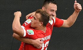 Įspūdingi vaizdai i&scaron; &Scaron;veicarijos ir Hondūro rinktinių mačo