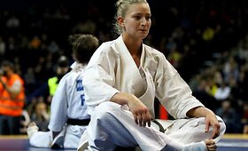 Kioku&scaron;in karatė atstovė Nora Vaznelytė