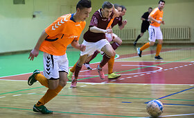 Lietuvos salės futbolo A lygos mačas tarp Vilniaus &bdquo;Bekento&ldquo; ir Prienų &bdquo;STIHL&ldquo;&rsquo; 