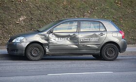 Avarija Vilniuje sukėlė automobilių spūstį