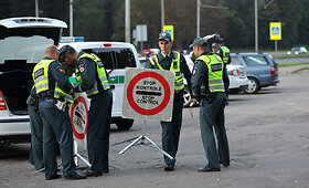 Pareigūnai tikrino kauniečių vairuotojų blaivumą