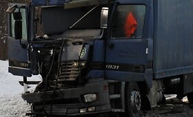 Slidžiame greitkelyje įvyko avarija (nuotraukos) galerija