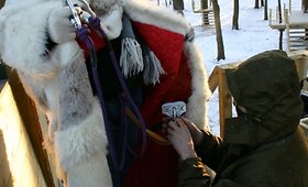 Lietuvos Kalėdų Senelis dovanų dalinimui treniruojasi nuotykių parke galerija