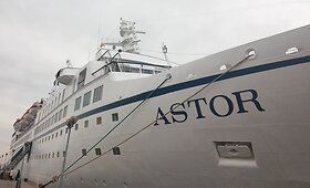 Lainerio "Astor" vizitu Klaipėdos uoste baigiamas kruizinės laivybos sezonas