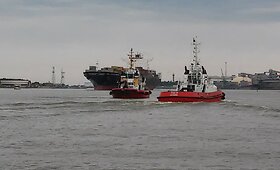 Į Klaipėdos uostą atplaukė laivas rekordininkas &ndash; televizijos bok&scaron;tui prilygstantis konteinervežis &bdquo;MSC Charleston&ldquo;