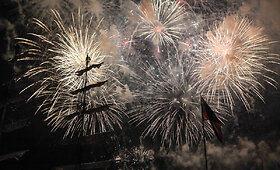 21-ojo Klaipėdos pilies džiazo festivalio fejerverkai