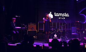 Vilniaus kolegijos ritminės muzikos katedros studentų pasirodymas klube "Tamsta"|