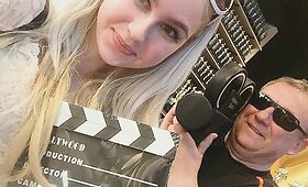Simona Milinytė apsilankė JAV kino studijoje &bdquo;Universal&ldquo;