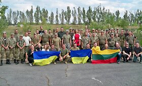 Prie Ukrainos fronto &ndash; lietuvi&scaron;kos dainos