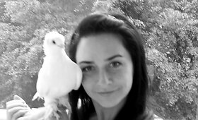 Irma Jurgelevičiūtė namų balkone rado pasiklydusį balandį