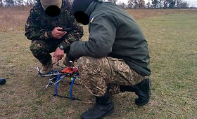 Vir&scaron; prorusi&scaron;kų teroristų galvų - skraidantys ukrainiečių žvalgai
