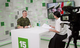 15min studijoje &ndash; naujasis kariuomenės vadas V.Rup&scaron;ys