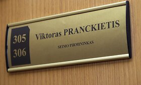 Viktoro Pranckiečio trumpa spaudos konferencija