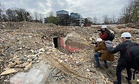 Po Profsąjungų rūmais rastas bunkeris