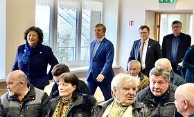 Ramūnas Karbauskis susitiko su gyventojais Žasliuose