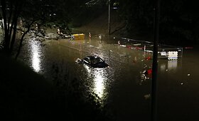 Skęstanti T. Narbuto gatvė Vilniuje