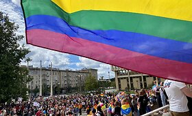 Vilniuje rengiamos LGBT eitynės už lygybę