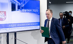 Partijos Centro partija tautininkai prie&scaron;rinkiminė spaudos konferencija