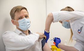 Remigijus &Scaron;ima&scaron;ius paskiepytas vakcina nuo koronaviruso