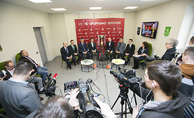 LFF &bdquo;Sportland&ldquo; Supertaurės spaudos konferencija