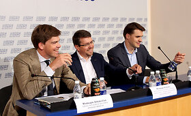 Spaudos konferencija apie nekilnojamojo turto vystytojų plėtros lūkesčius ir Vilniaus vie&scaron;bučių rinką