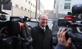 Ričardas Malinauskas atvyko į apklausą STT