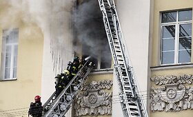 Gaisras Rusijos gynybos ministerijos pastate