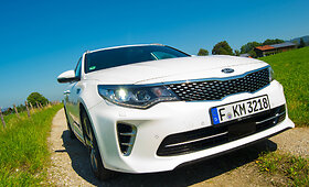&bdquo;KIA Optima&ldquo; bandymai Vokietijoje