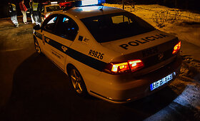 Lietuvos kelių policijos tarnybos reido akimirka