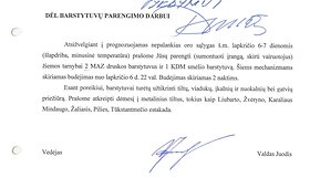 Skandalas Vilniuje: tikrą sniegą valė &bdquo;suklastota&ldquo; technika?