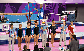 Gimnastai pradėjo pasirodymą Europos žaidynėse
