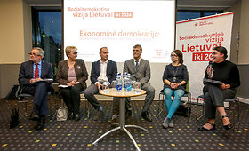 LSDP surengė vie&scaron;us socialdemokratinės vizijos Lietuvai iki 2024 metų svarstymus