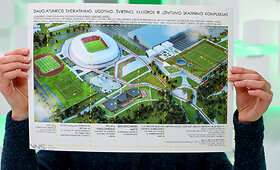 Pristatomas Vilniaus nacionalinio stadiono projektas